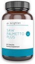 Dr. Brighten Saw Palmetto Plus - Φυσικό συμπλήρωμα διατροφής για τις γυναίκες - Υποστήριξη PCOS για την πρόληψη της απώλειας μαλλιών Oily δέρμα