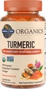 Garden of Life Organics Turmeric Φλεγμονώδης Ανταπόκριση Gummy - 120 Real Fruit Gummies for Kids & Adults, 50Mg Κουρκουμίνη (95% Curcuminoids), Όχι Προστιθέμενη Ζάχαρη, Οργανική, Μη ΓΤΟ, Vegan & Gluten Free