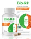 Bio-K+ Advanced Bowel Support Probiotic – 50 Billion CFU – Vegan, Gluten-free, Non-GMO – Supports Digestive Health & Regularity – για άνδρες και γυναίκες – 20 κάψουλες