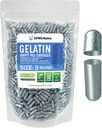 XPRS Nutra Μέγεθος 3 Κενές κάψουλες - 1000 Count Empty Gelatin Κάψουλες - Χάπια DIY Καψάκιο Γέμισμα - Pure Bovine Pill Gel Caps for Do-It-Yourself Συμπληρώματα (Ασημί)