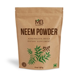 MB Herbals Pure Neem Powder 8 oz 