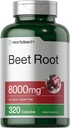 Horbäach Beet Root Powder Κάψουλες 8000mg 
