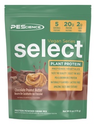 PEScience Select Vegan Protein Powder, Plant Based Protein Powder, Amazing Taste, Smooth Texture, Pea and Brown Rice Blend, Γαλακτοκομικά Χωρίς, Λακτόζη Χωρίς, Χωρίς Γλουτένη - Σοκολάτα Φυστικοβούτυρο, 5 Μερίδες