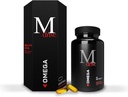 Mdrive Omega 3 ιχθυέλαιο για άνδρες, Ωμέγα 3-6-9 1200mg από ψάρια, Borage & flaxseed Oil, Υποστήριξη καρδιά, εγκέφαλος, δέρμα και κοινή υγεία, 60 κόμης