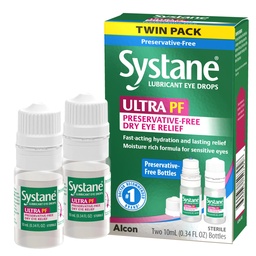 Systane Ultra Multi-Dose Συντηρητικό-ελεύθερο Οφθαλμικές σταγόνες Twin Pack (2x10ml)