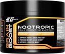 EC Sports Brain Boost Tropical Punch Nootropic συμπλήρωμα για εστίαση, ταχύτερη επεξεργασία, άμεση ενέργεια & απόδοση w/ 18 Nootropics - 30 εξυπηρετήσεις
