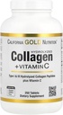 California Gold Nutrition Hydrolyzed Collagen Peptides + Vitamin C Support for Hair, Skin, Nails, Joints, & Bones - Featuring Type I & III Collagen Peptides - Χωρίς γλουτένη, Non-GMO - 250 Tablets