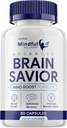 Mindful Wellness Advanced Brain Savor Capsills, Mindfull Wellness Brain Savor Mind Boost Supplement for Cognation and Focus, Brain Savor by Mindful Welness Brain Pill Supplement (60 Κάψουλες)