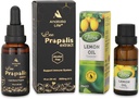 Organic Propolis Extract 30ml & 100% Φυσικό Αμιγές Αιθέριο Έλαιο Λεμόνι 20ml 