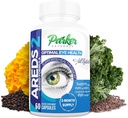 Parker Naturals Optimal Eye Health Vitamin & Mineral Supplement, Συμπληρώματα Ματιών & Βιταμίνες για Όραμα με Βιταμίνη C & E, Συμπληρώματα Λουτεΐνης & Ζεαξανθίνης, 60 Caps