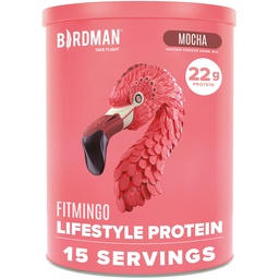 BIRDMAN Fitmingo Vegan Protein Powder με Inositol, Collagen Boosters, Hyaluronic Acid και Βιταμίνες 