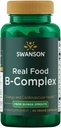 Swanson Real Food Βιταμίνη B-Complex 60 Veg Κάψουλες