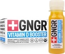 +GNGR Vitamin D Booster – Tropical Immunity Booster Edition Κρύο-Pressed Ginger Shot με ανανά, Πάθος Φρούτα, Πορτοκαλί, Κουρκουμάς & Βιταμίνη D3. Mood, Ανοσία & Ενέργεια. 2 fl oz (Pack of 12)