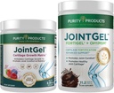 Purity Products Bundle - JointGel (Berry Powder) + JointGel (Super Chocolate Powder) Bioactive Collagen Peptides + MSM - Supports Joint Function and Flexibility While Fortifying Joint Cartilage