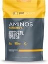 Purbolics Aminos + Energy | Supports Recovery, Energy & Focus | 95mg of Caffeine, 0 Sugar & 60 Servings (Good Morning Sunshine)