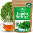 4 oz. Αποξηραμένο τσάι Nattle Leaf Ortiga Planta Βότανο Βότανο Βότανο Μαζική Στίγμα Βότανο Βότανο (Urtica dioica) - 113g Φύκια Βότανο Βότανο