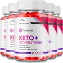 Premier Keto ACV Gummies - Επίσημη Formula, Premier Keto Gummies Blast Plus για μέγιστη αντοχή με μηλίτη μηλίτη 1000MG, ACV Keto Premier Supplement Vitamin B12 Folate Beet Root (5 Pack)