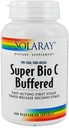 SOLARAY Super Bio Vitamin C 1000mg, Buffered, Κάψουλες απελευθέρωσης χρόνου με Bioflavonoids, Δύο-Stage για την υψηλή απορρόφηση & All day ανοσοποιητική υποστήριξη, Vegan, 60 Ημέρα Εγγύηση, 50 εξυπηρετούν, 100 VegCaps