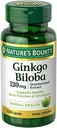 Nature's Bounty Ginkgo Biloba 120mg, 100 Capsules (Pack of 4)