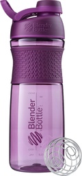BlenderBottle SportMixer Shaker μπουκάλι Ιδανικό για πρωτεϊνικές ανακινήσεις και προ προπόνηση, 28-Ounce, Δαμάσκηνο