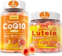 NAVISS Ζάχαρη Δωρεάν Lutein Gummies 60 Count + CoQ10 Gummies 120 Count