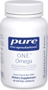 Pure Encapsulations O.N.E. Omega - Fish Oil συμπλήρωμα για την υγεία της καρδιάς, αρθρώσεις, δέρμα, μάτια, και τη γνώση* - Fish Oil συμπυκνωμένο με EPA και DHA - 60 κάψουλες Softgel