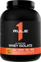 Άρθρο 1 R1 Πρωτεΐνη Whey Isolate - με 25g πρωτεΐνη & 6g BCAA Αποκλειστικά από Απομονωμένες & Υδρολυμένες Πηγές για την αποκατάσταση προπόνησης (5 Λίρες*, Αλατισμένο Καρμήλο)