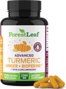 Turmeric Supplement Extra Strength 2265mg - Turmeric Curcumin Supplement w/BioPerine Black Pepper - Tumeric and Ginger Συμπληρώματα, 95% Κουρκουμινοειδή, Υποστηρίζει Ανοσοποιητική & Κοινή Υγεία, 120 Caps