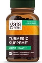 Gaia Herbs Turmeric Supreme Joint Health - Joint support Supplement - με Quercetin, Black Pepper, Boswellia, Ginger Root, Curcuminoids, & More - 60 Liquid Phyto-Capsules (15-Day Supply)