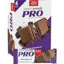 Power Crunch PRO Protein Wafer Bars, High Protein Snacks with Delicious Taste, Triple Chocolate, 2.0 Ounce (4 Count)