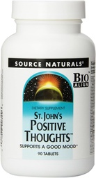 Source Naturals St. John's Positive Thoughts Herbal Supplement - 90 Tablets (Pack of 2)
