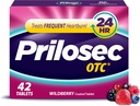Prilosec εξωχρηματιστηριακά, Ομεπραζόλη Καθυστερημένη απελευθέρωση 20mg, Οξύ μειωτήρα, Αντιμετωπίζει Συχνές Heartburn για 24 ώρες ανακούφιση, όλη την ημέρα, όλη τη νύχτα*, Heartburn Medicine, 20mg, Wildberry Flavor, 42 δισκία