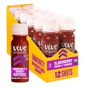 Vive Organic Immune Support Elderberry Shot, ψυχρής συμπίεσης Turmeric & Ginger, χωρίς γλουτένη, Vegan, Immunity Boost Elderberry, 2 Fl Oz (πακέτο των 12)