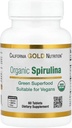 California Gold Nutrition Organic Spirulina Supplement, με ένα πράσινο Superfood με αντιοξειδωτικά, Vegan Friendly, Gluten Free, Non- GMO, 500 mg, 60 δισκία