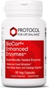 Protocol BioCore Enzymes - Βοηθά Digest Φασόλια & Κρουσοφόρα Λαχανικά* - Συμπλήρωμα Digestion* - Amylase & Lipase - Kosher & Vegan - 90 κάψουλες Veg