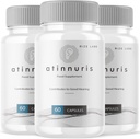 rize labs Atinnuris Capsules, Atinnuris Dietary Supplement, Atinnuris to Help Soothe Ear Nerves, Atinnuris to Support Healthy Hearing, Advanced Formula Pills (180 Capsules) (Pack of 3)