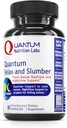 Quantum Nutrition Labs Quantum Relax and Slumber - Συμπλήρωμα ύπνου με Μαγνήσιο Μηλίτη & L-Θεανίνη, Σύμπλεγμα Φυσικής Ηρεμίας με Λέμον Μπαλμ & Βαλεριάνα Ρίζα για γυναίκες & άνδρες - 90 Κάψουλες