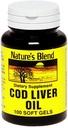 Αναμειγνύεται Cod Liver Oil της φύσης 100 Softgels