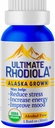 Ultimate Rhodiola®, Alaska Grown, Alcohol Free, Certified Organic, Rhodiola rosea Tincture, CO2 που εξάγεται, Μειώστε το στρες, Βελτιώστε την ενέργεια και τη διάθεση, adaptogen, nootropic, 3o Party Tested