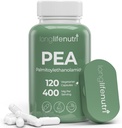LongLifeNutri Palmitoylethanolamide (Pea) 400mg - 120 κάψουλες χορτοφάγων, Βιολογικό συμπλήρωμα για τη διαχείριση της δυσφορίας, 4-Month Supply, Lab Tested, Made in USA