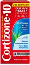 Cortizone-10 Maximum Strength Soothing Aloe Itch Relief Cream, 1% Hydrocortisone, Fast-Acting, Anti-Itch Cream for Bug Bites, Rash, Eczema, Psoriasis, Poison Ivy, Oak, Sumac & More, 2 oz