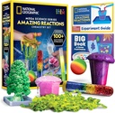 National Geographic Amazing Chemistry Set - Chemistry Kit with 45 Science Experiments Including Crystal Growing and Reactions, Science Kit for Kids, STEM Gift for Boys and Girls (  Exclusive)