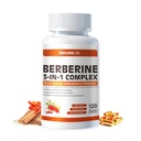 EleviseLife Berberine Supplement - Βερβερίνη 1500mg ανά υπηρεσία,120 κάψουλες - Berberine HCI - Berberine Plus - Plus Αμιγής True Ceylon Cinnamon, Berberine HCI Root Συμπληρώματα χάπια