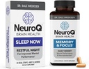 LifeSeasons NeuroQ Memory & Focus with SleepNow Strips - 24/7 υποστήριξη για την υγεία του εγκεφάλου - Βελτίωση της γνωστικής λειτουργίας ύπνου - 30 ημέρες προσφοράς