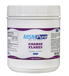 KALA ΥΓΕΙΑ MSMPure Coarse MSM Σκόνη Fleakes – US-Made MSM για κοινή υγεία, εμφάνιση του δέρματος, και Hair & Nail Support – 2,2 lb, Βιολογικό Sulfur