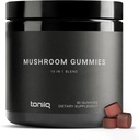 Mushroom Gummies - Ultra High Potency 10:1 Extract with Lion’s Mane, Chaga & Reishi - Ισχυρό 10-Mushroom Blend - Τρίτο-Party Lab Tested - 90 Gummies