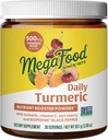 MegaFood Daily Turmeric Nutrient Booster Powder - Turmeric Supplement -με Black Pepper Extract, Ταρτ Cherry & Vitamin C - Vegan - Made Without 9 Food Allergens - 2,08 Oz (30 Servings)