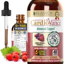 Rejuvica Health CardioVance - Συμπλήρωμα υποστήριξης καρδιάς - Liquid Delivery for Better Abvortion - Hawthorne, Hibiscus, Arjuna, Olive Leaf & More!