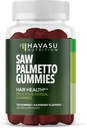 Saw Palmetto για τους άνδρες Gummies - DHT Blocker συμπλήρωμα για την υγεία των μαλλιών και το αρσενικό μοτίβο Balding - 120 Count - Υποστηρίζει Scalp και Prostate Wellness - Raspberry Flavor - Vegan, Μη-GMO, 2 Μήνες προσφοράς