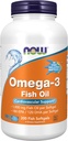 NOW Foods Supplements, Omega-3 180 EPA / 120 DHA, Molecularly Distilled, Cardiovascular Support*, 200-Fish Gelatin Softgels,Packaging may vary